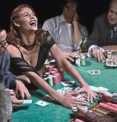 Live blackjack table with dealer and player cards